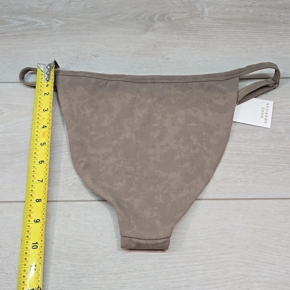 NWT Good American Women Bikini Bottom Swim sz 3/L